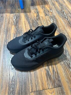 adidas Black Mesh Casual Trainers